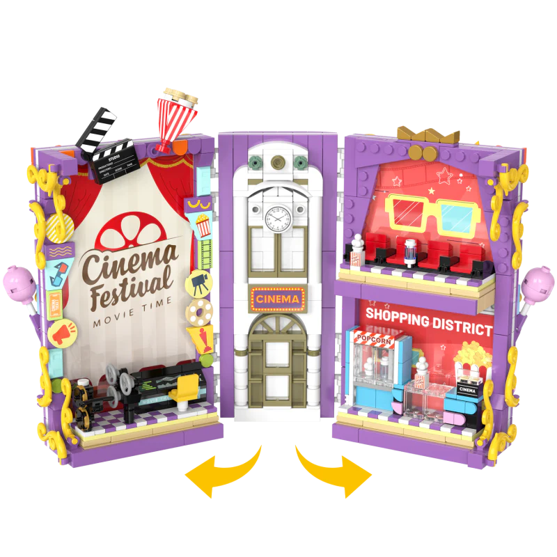 ZHEGAO Book Shelf Creator Expert - mini bricks - Image 11