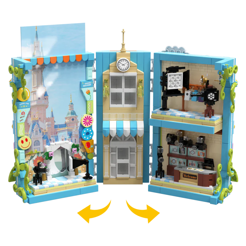 ZHEGAO Book Shelf Creator Expert - mini bricks - Image 3