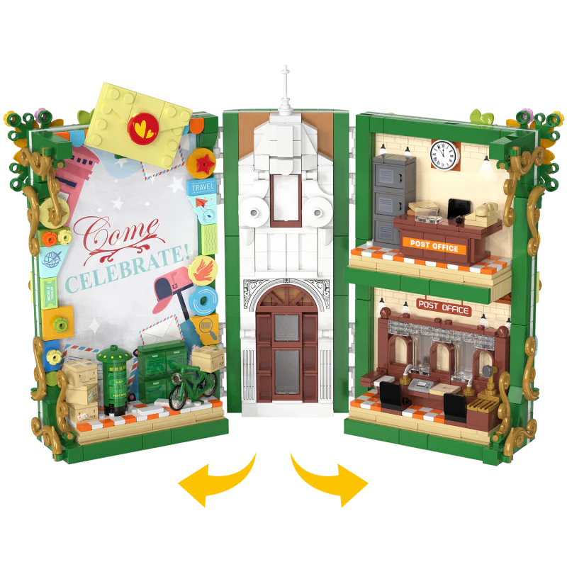 ZHEGAO Book Shelf Creator Expert - mini bricks - Image 7