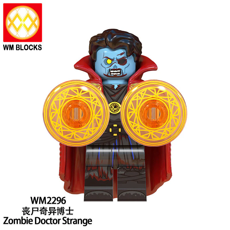 Zombie Edition Captain America Iron Man Minifigure WM6132 - Image 5