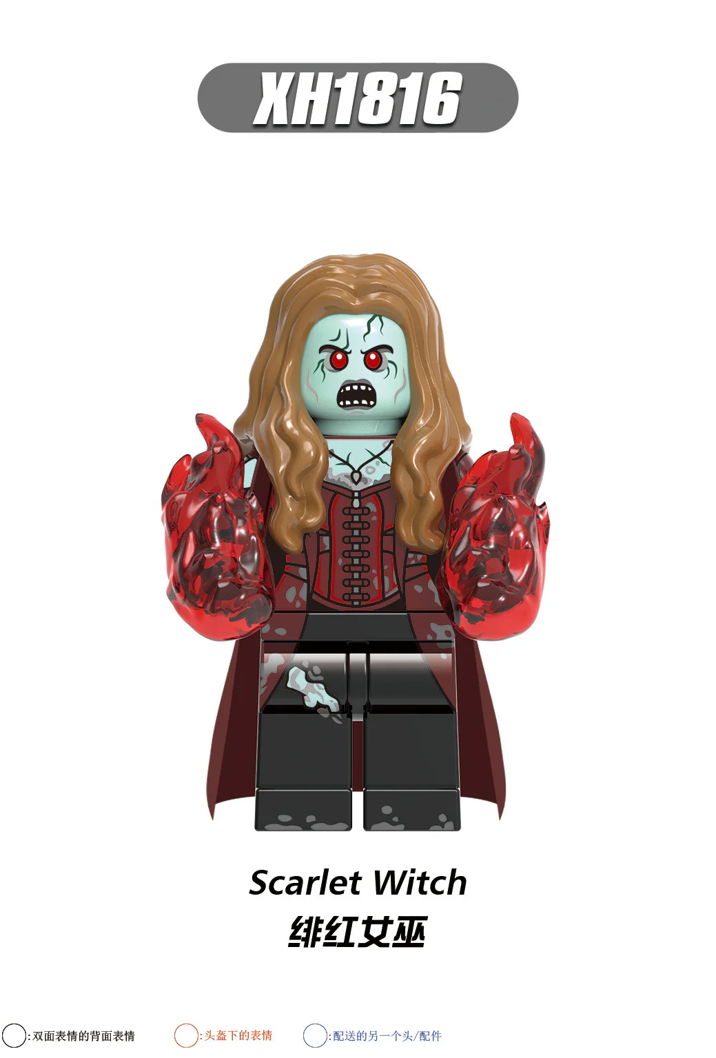 Zombie Edition Super heros Minifigure X0325 - Image 6