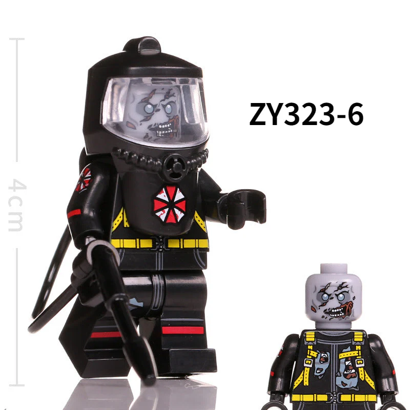 ZY323 Halloween Cemetery Zombie Minifigures - Image 7